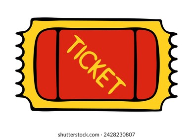 Ticket. Coupon, check, reservation, guarantee, pass, event, transport, travel card, plane, bus, public, colorful, buy in advance, book, free, special. Vector illustration