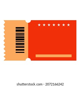 Symbol für Vektorgrafik des Tickets oder Coupon-Symbols 