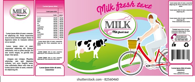 ticket diet milk packaging