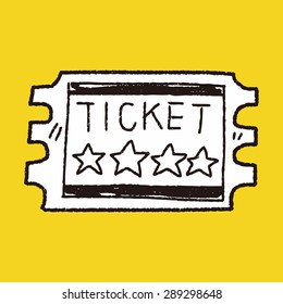 ticket doodle