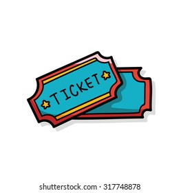 ticket doodle