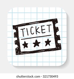 ticket doodle
