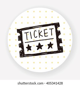 ticket doodle