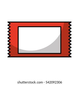 ticket entrance isolated icon vector illustration design