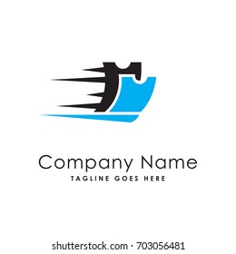 ticket fast logo template