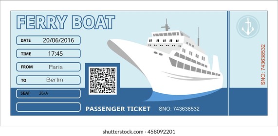 Ship Ticket Images, Stock Photos & Vectors | Shutterstock