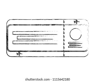 ticket flight isolated icon