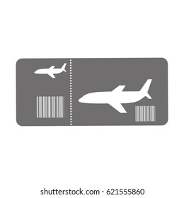 ticket flight isolated icon