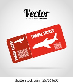 ticket fly design, vector illustration eps10 graphic 