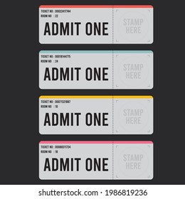 Ticket for general use such as musical, festival, theatre, cinema ticket and football match coupon.