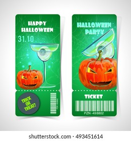 ticket halloween party.Happy Halloween