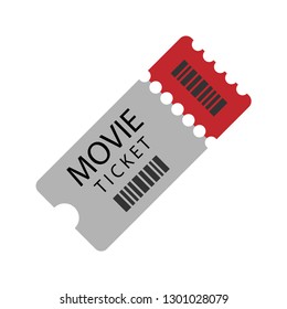 Ticket Icon. Access Card Simple Vector Sign . Passed Symbol for Website Design, Web Button or Mobile App.