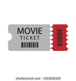 Ticket Icon. Access Card Simple Vector Sign . Passed Symbol for Website Design, Web Button or Mobile App.