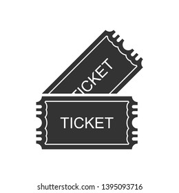 Ticket Icon. Admission, Pass. Entrance Equipment  Illustration. Applied as Trendy Symbol for Design Elements, Websites, Presentation and Application - Vector.