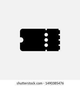 Ticket Icon. Admission, Permit. Access Symbol. Applied for Design, Presentation, Website or Apps Elements - Vector. 