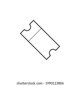 Ticketsymbol, Wechselvektor, Tombola-Illustration 
