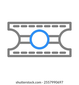 Ticket icon. Concept of access, admission, and entertainment.