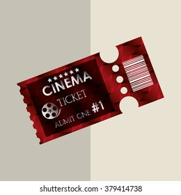 Ticket icon design 