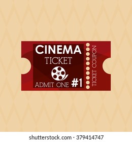 Ticket icon design 