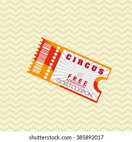 Ticket icon design 