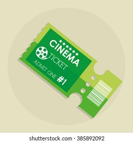 Ticket icon design 