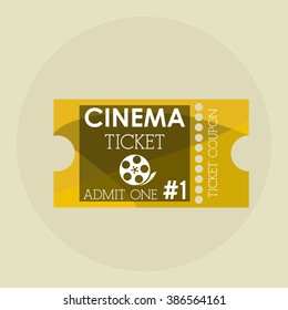 Ticket icon design 