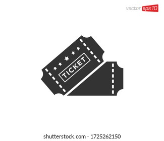 Ticket Icon Design Illustration Vector