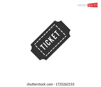 Ticket Icon Design Illustration Vector