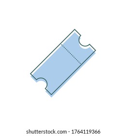 Ticket Icon Design Illustration Vector