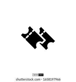 ticket icon, design inspiration vector template for interface and any purpose