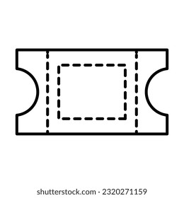 Ticket Icon Design For Personal And Commercial Use.
