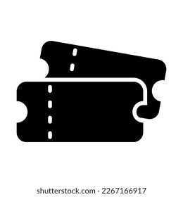 Ticket Icon Design Vector Symbol Coupon in white background
