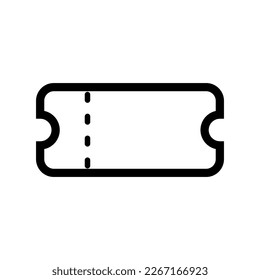 Ticket Icon Design Vector Symbol Coupon in white background