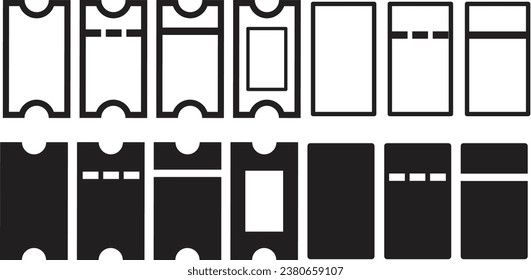 Ticket Icon Design Vector Symbol Coupon vector art