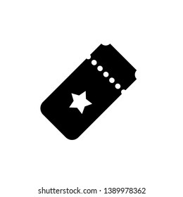 ticket icon. Editable vector 64x64 Pixel.