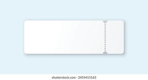Ticket icon in flat style. Coupon vector illustration on isolated background. Voucher sign business concept.