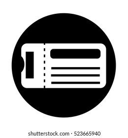 ticket icon illustration design