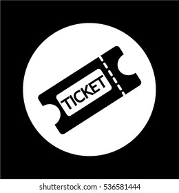 ticket icon illustration design