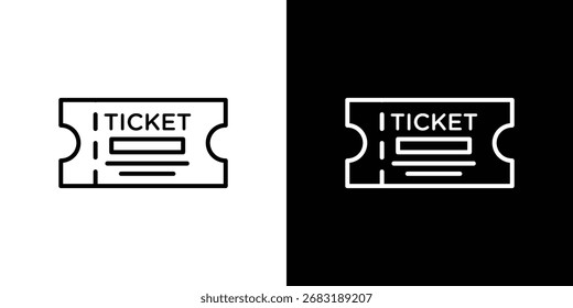 Ticketsymbol - Abbildung. Vektorgrafik. EPS 10