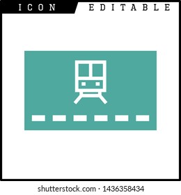ticket icon isolated sign symbol vector illustration - vector