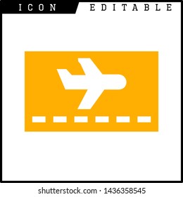 ticket icon isolated sign symbol vector illustration - vector