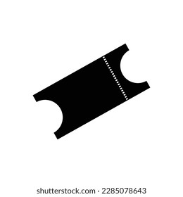 Ticketsymbol einzeln auf weißem Hintergrund