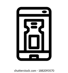 ticket icon or logo isolated sign symbol vector illustration - high quality black style vector icons
