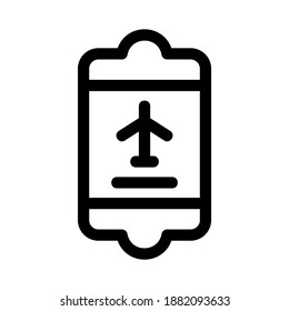 ticket icon or logo isolated sign symbol vector illustration - high quality black style vector icons
