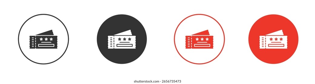 Ticketsymbol für Logo, Vektorsymbol für Design