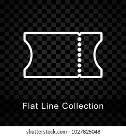 ticket icon on checkered background