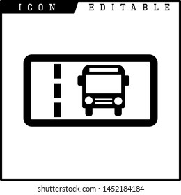 Ticket icon on white background. Vector illustration.