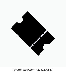 Ticket Icon. Pass, Permit Symbol - Vector.