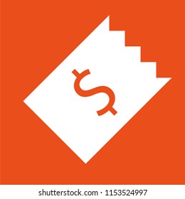 ticket icon, pictogram