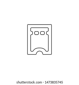 Ticket icon. Showing coupon symbol